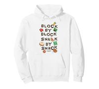 Minecraft Block By Block Snack By Snack Classic Game Icons Felpa con Cappuccio