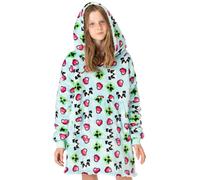 Minecraft Blu Creeper Felpa con cappuccio coperta Ragazze