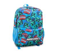Minecraft Blu Logo Zaino Unisex Bambini