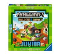 Ravensburger - Minecraft Builders & Biomes Junior, Gioco cooperativo per Bambini di 5+ Anni per 2-4 Persone, Versione Italiana