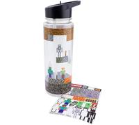 MINECRAFT - Bouteille d'eau 650ml et set de stickers