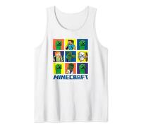Minecraft Box Up Character Grid Canotta