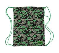 Minecraft Camo Creeper. Sacca da ginnastica, Ragazzi, One Size, Grün Schwarz, Offizielle Ware