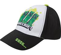 Minecraft Cappellino da baseball Cap (AS3, Numeric, Numeric_56), Nero