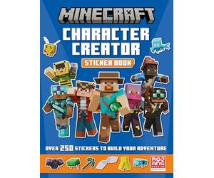 Minecraft Character Creator Sticker Book: A brand-new official sticker book adventure full of fun customisation for kids who love gaming.