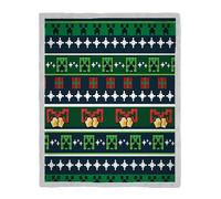 Minecraft Character World - Coperta ufficiale Minecraft Bells in pile con zaino Sherpa, super morbida, calda e super morbida, per casa, camera dei bambini, campeggio e campeggio