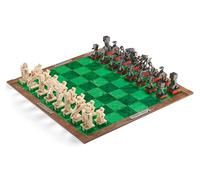 Minecraft Chess Set Overworld Heroes Vs. Hostile Mobs Noble Collection