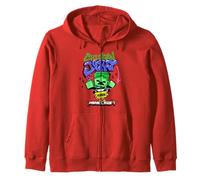 Minecraft Chicken Jockey Graffiti Style Lettering & Art Felpa con Cappuccio
