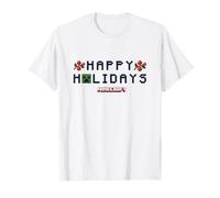 Minecraft Christmas Happy Holidays Creeper And Berries Maglietta