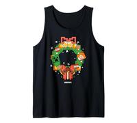 Minecraft Christmas Pixel Art Wreath Alex And Creeper Canotta
