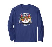 Minecraft Christmas Snow Golem Season Maglia a Manica