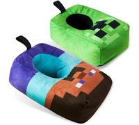 Minecraft Ciabatte Bambino, Accogliente Creeper Casa Scarpe - Regalo Ragazzo(Multi, 38/39 EU)