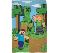 MINECRAFT COPERTA Plaid Steve Alex 150x100 cm ORIGINALE Ufficiale