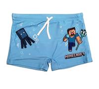 Minecraft Costume Bagno Pantaloncini Mare Piscina Bambino Ragazzo 6-10anni