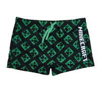 Minecraft Costume Bagno Pantaloncini Mare Piscina Bambino Ragazzo 6-10anni