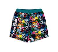 Minecraft Costume da bagno per ragazzi, pantaloncini da gioco, età 5-12 anni, Multicolore, 9-10 Anni