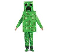 Costume per Bambini Minecraft Creeper 3 Pezzi Verde - Taglia: Taglia - 7-8 Anni