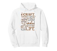 Minecraft Craft Your Best Life Crafting Table Classic Tools Felpa con Cappuccio
