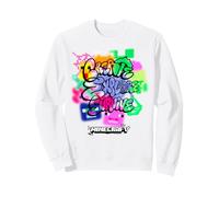 Minecraft Create Explore Survive Graffiti Style Lettering Felpa