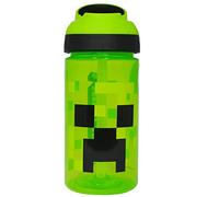 Minecraft Creeper Atlantic - Borraccia per bambini, bambine e adulti, per scuola, ufficio e lavoro, multiuso, 450 ml