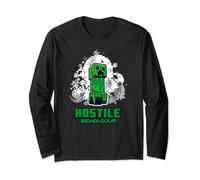 Minecraft Creeper Hostile Behavior Smoke Maglia a Manica