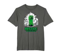 Minecraft Creeper Hostile Behavior Smoke Maglietta