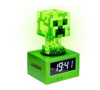 Paladone Sveglia Creeper Icon - Ufficiale con Musica Minecraft e Luce Notturna per Bambini