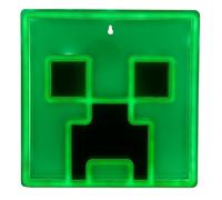 Minecraft Creeper LED Neon Wall Light - Officially Licensed | LED Neon Creeper Design • Bright Green Glow • USB Powered • Wall Mountable Display • Gamer Decor