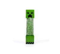 Minecraft Creeper - Luce di movimento glitterata | Lampada LED con luce d'atmosfera divertente da 30,5 cm