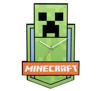 MINECRAFT - Creeper - Wall Clock 21inch NUOVO
