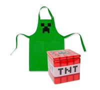 Minecraft Cucina Set: Creeper Ragazzi Grembiule & tnt Biscotto Barattolo