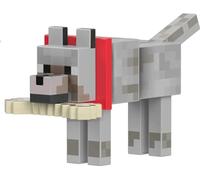 MINECRAFT Diamond Collection - Personaggio d'azione Wolf con giunti mobili e acc