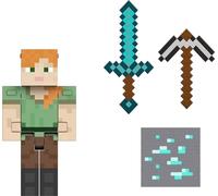 Minecraft Diamond Level Alex Action Figure, 6+ anni