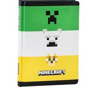 MINECRAFT - Diario Scuola Ufficiale Minecraft, Diario 12 Mesi per Bambini e Ragazzi, con Copertina Imbottita, 320 Pagine Colorate, Ideale per Scuola Elementare e Media, 13x17.8 cm