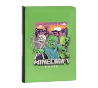 Minecraft - Diario Scuola Ufficiale Minecraft, Diario 12 Mesi Ideale per la Scuola Elementare, con Copertina Imbottita e 320 Pagine Interne Stampate a Colori, 13 x 17,8H