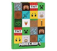 MINECRAFT - Diario Scuola Ufficiale Minecraft, Diario 12 Mesi per Bambini e Ragazzi, con Copertina Imbottita, 320 Pagine Colorate, Ideale per Scuola Elementare e Media, 13x17.8 cm