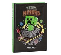 MINECRAFT - Diario Scuola Ufficiale Minecraft, Diario 12 Mesi per Bambini e Ragazzi, con Copertina Imbottita, 320 Pagine Colorate, Ideale per Scuola Elementare e Media, 13x17.8 cm