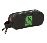 MINECRAFT - Double Child's Pencil Case, Children's Pencil Case, Ideal for School