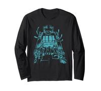 Minecraft Dungeons 2 Twisted Warden Deep Dark Blue Glow Maglia a Manica