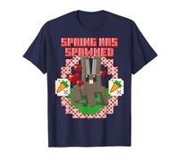 Minecraft Easter Spring Has Spawned Bunny Rabbit And Carrots Maglietta
