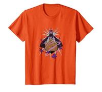 Minecraft Enderman Forced Perspective Maglietta, Bambini, Arancio, 2 Anni