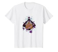 Minecraft Enderman Forced Perspective Maglietta, Bambini, Bianco, 8 Anni