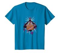 Minecraft Enderman Forced Perspective Maglietta, Bambini, Zaffiro, 4 Anni