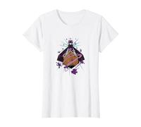 Minecraft Enderman Forced Perspective Maglietta, Donna, Bianco, M