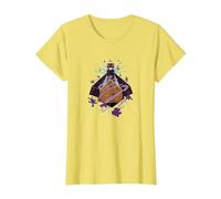 Minecraft Enderman Forced Perspective Maglietta, Donna, Limone, M