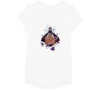 Minecraft Enderman Forced Perspective Maglietta, Ragazze, Bianco, M