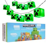 MINECRAFT Fata Luci LED a Batteria Creeper Luci Stringa Bambino Decorazioni Camera da Letto Giocatore Adolescenti Al Chiuso 10 Cubi 2 Modalità