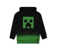 MINECRAFT Felpa con Cappuccio Ragazzi | Felpa con Cappuccio Creeper | Abbigliamento da Gioco per Bambini | 8-9 Anni