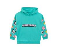 MINECRAFT Felpa Ragazze | Felpa da Gaming per Ragazze | Blu | 6-7 Anni