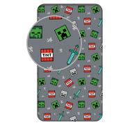 Minecraft Fodera Per Materasso 90 X 200 Cm In Cotone